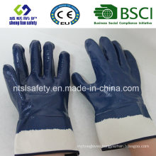 Twice Dipped Oil Proof Nitrile Gloves Safety Industrial Work Glove